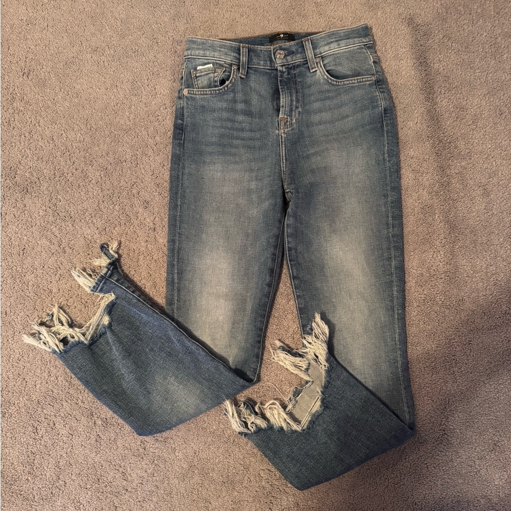 7 For All Man Kind High Waist Jeans